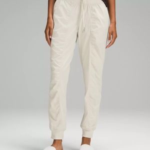 Lululemon Studio Dance Mid Rise Full Length Jogger Lined - Bone - Size 6